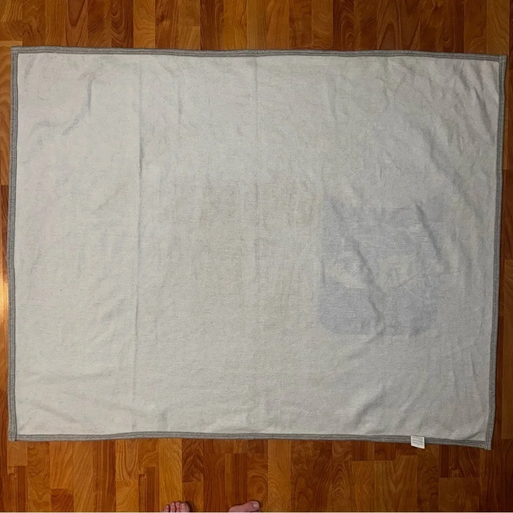 Duke Blue Devils Throw Blanket 57” x 45” NCAA Fleece Graphic Throw Grey And Blue